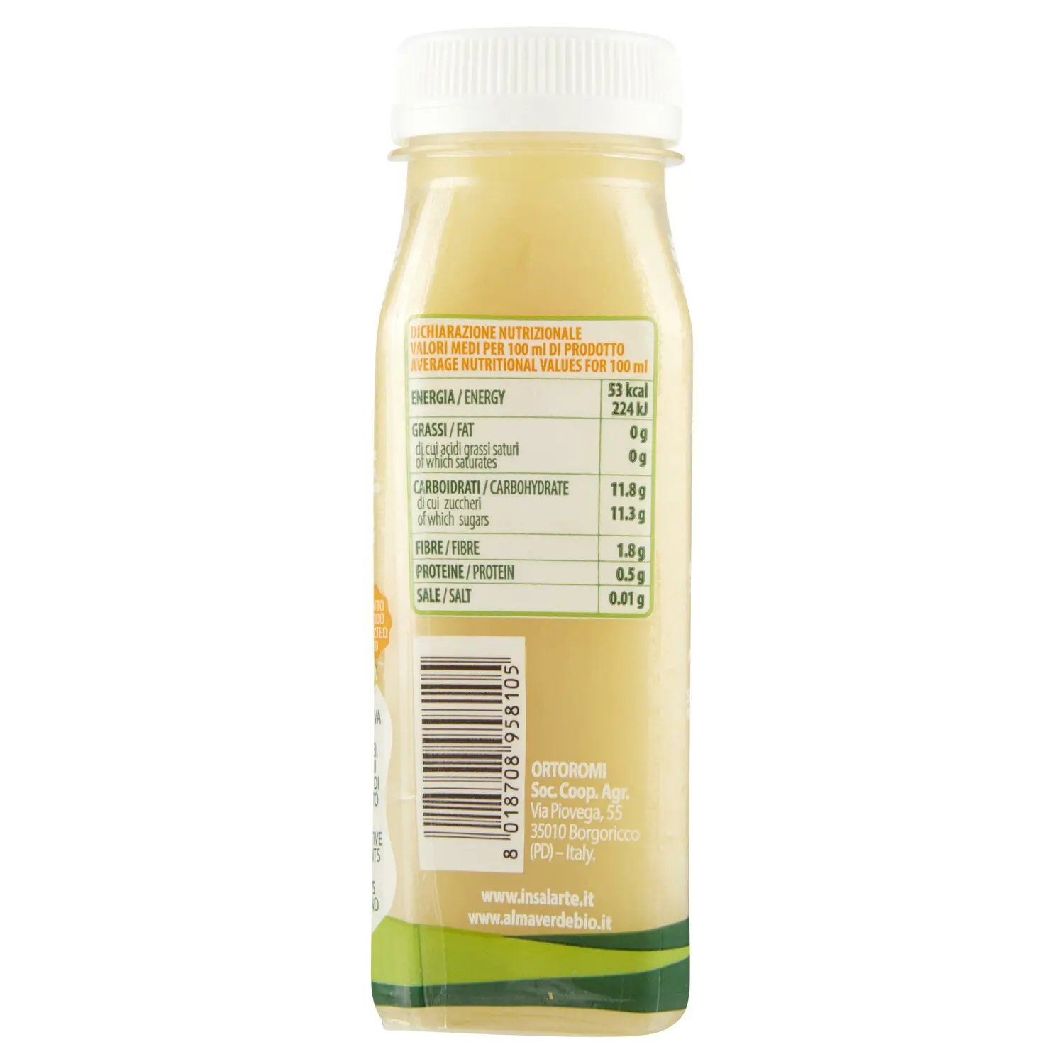 Almaverde bio Estratti ad arte! Zenzero con Mela e Ananas 200 ml