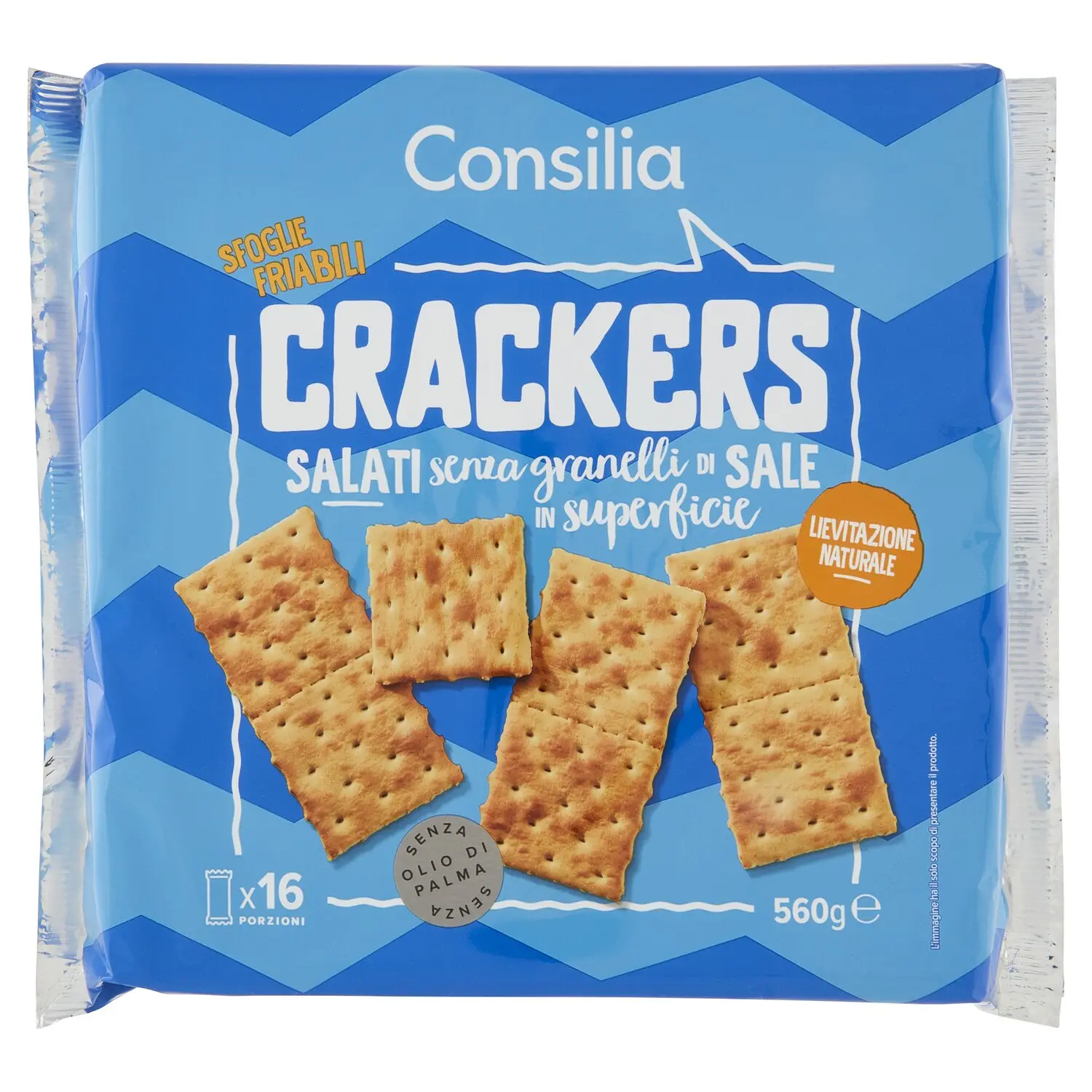 Consilia Cracker Non Salati in Superficie 16 x 35 g