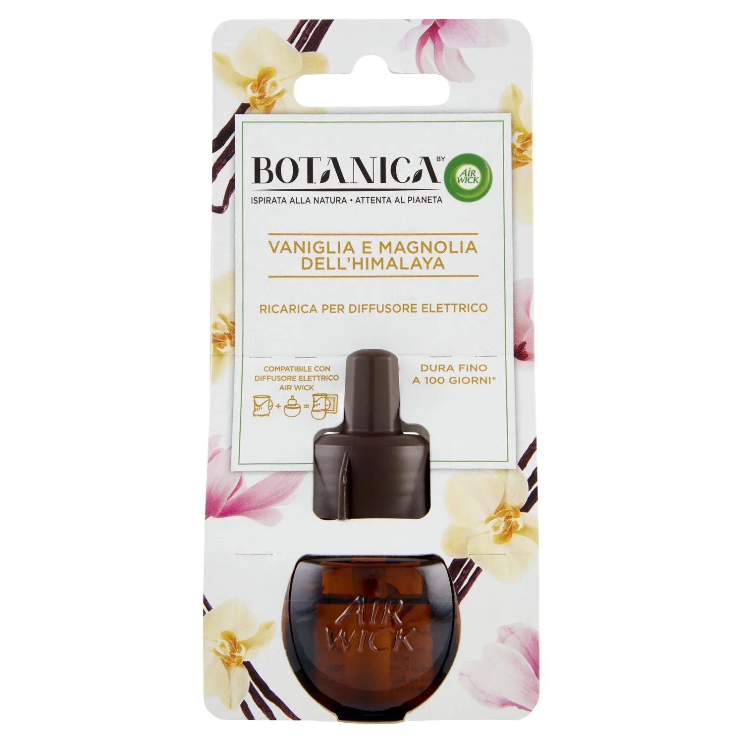 Botanica Profumatore Ambienti Vaniglia & Magnolia dell'Himalaya Diffusore  Elettrico Ricarica 19 ml