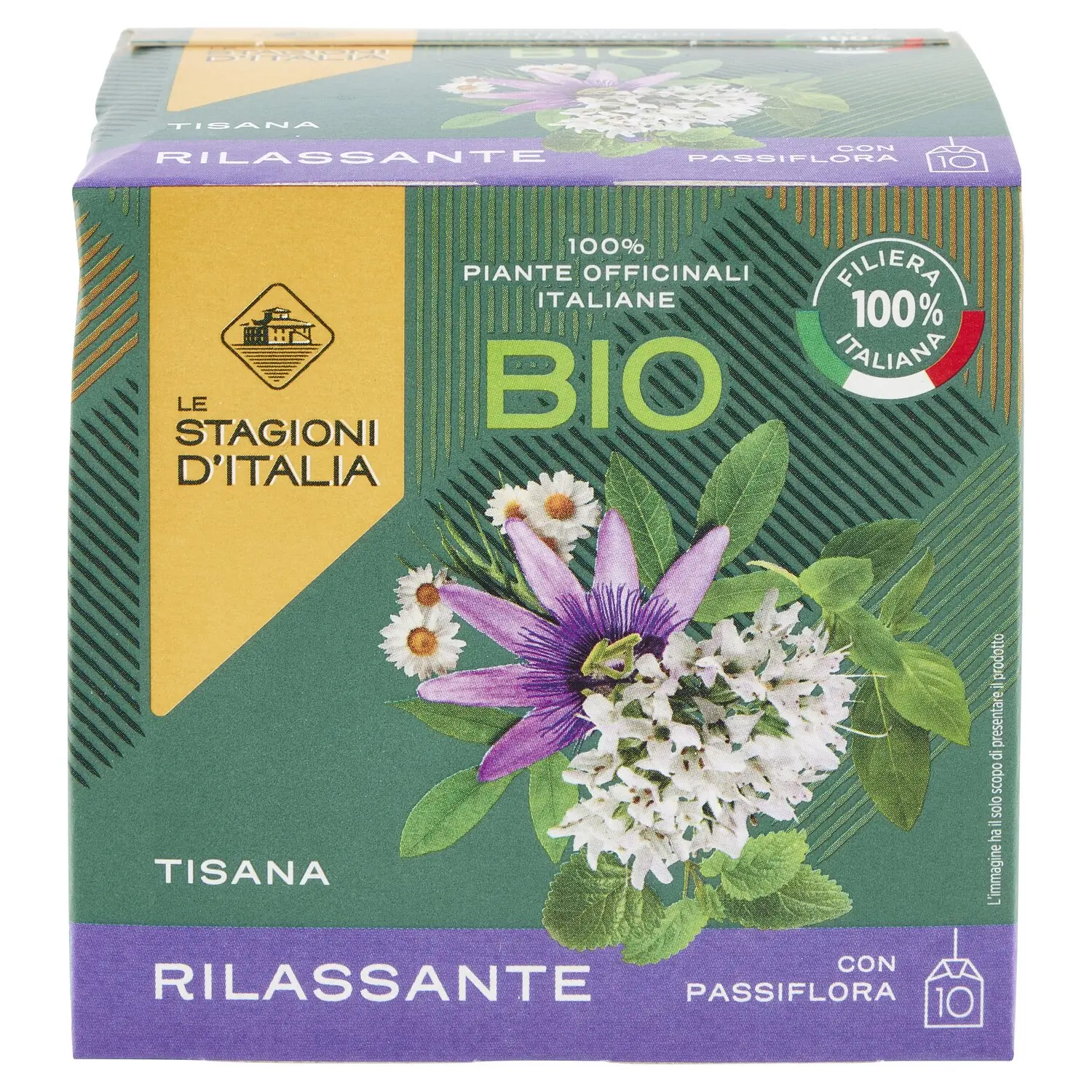 Le Stagioni d'Italia Bio Tisana Rilassante con Passiflora 10 x 2 g