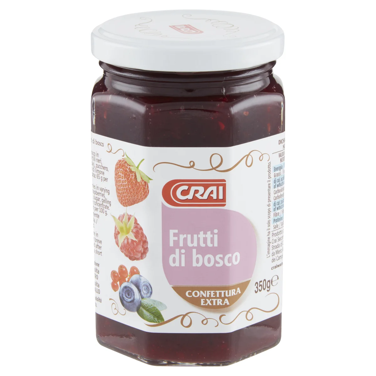 Crai Frutti di bosco Confettura Extra 350 g