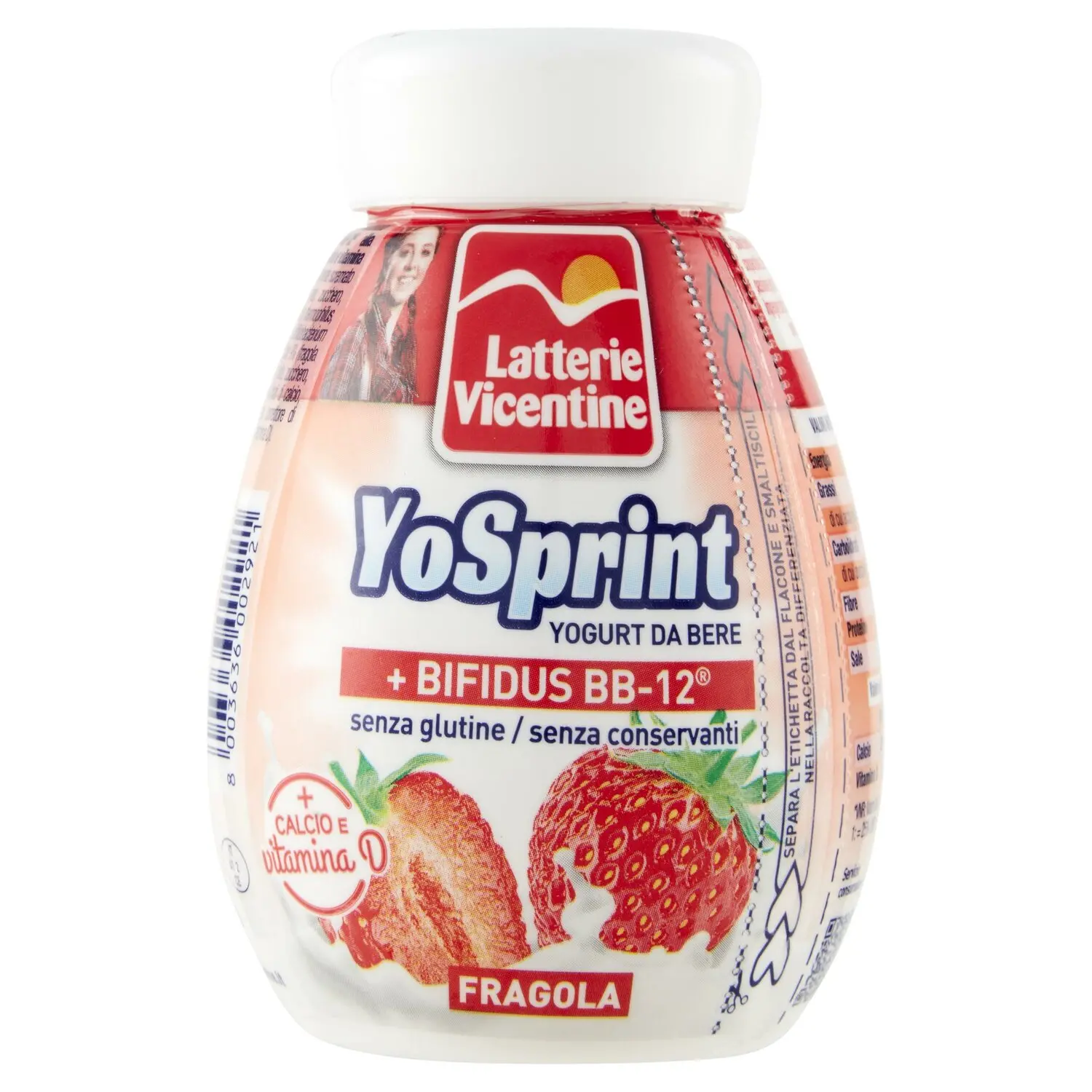 Latterie Vicentine YoSprint Yogurt da Bere Fragola 200 g