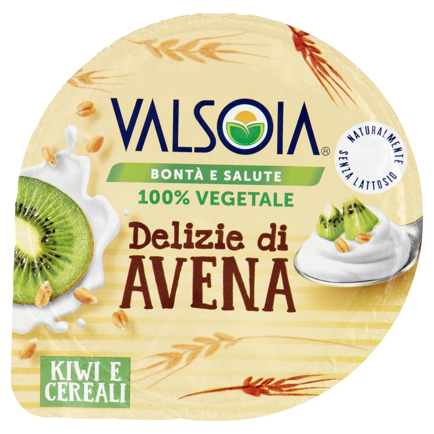 Valsoia Bontà e Salute Delizie di Avena - Kiwi e Cereali 150g