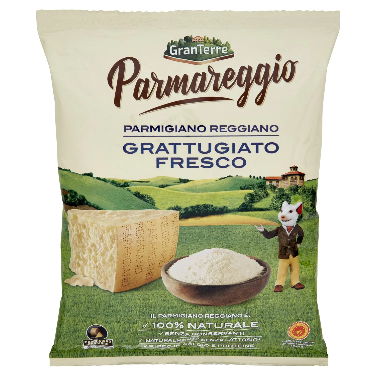 Parmareggio Parmigiano Reggiano Grattugiato Fresco 500 g