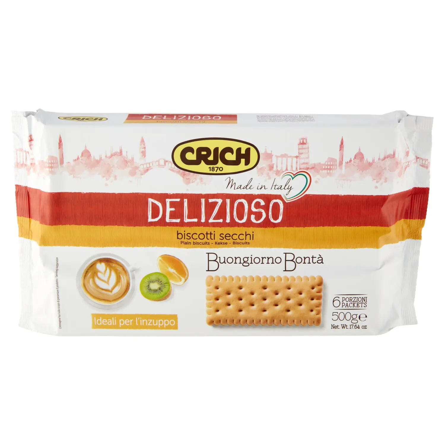 Crich Delizioso biscotti secchi 6 Porzioni 500 g