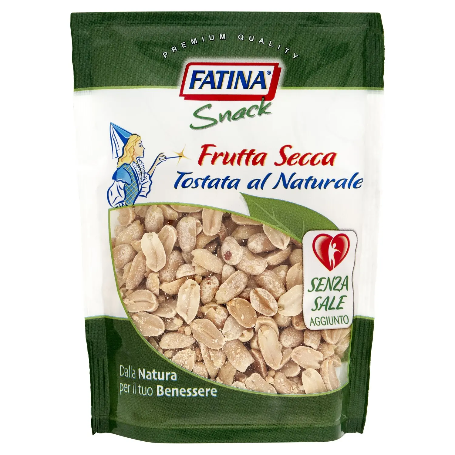 Fatina Snack Frutta Secca Tostata al Naturale Arachidi 150 g