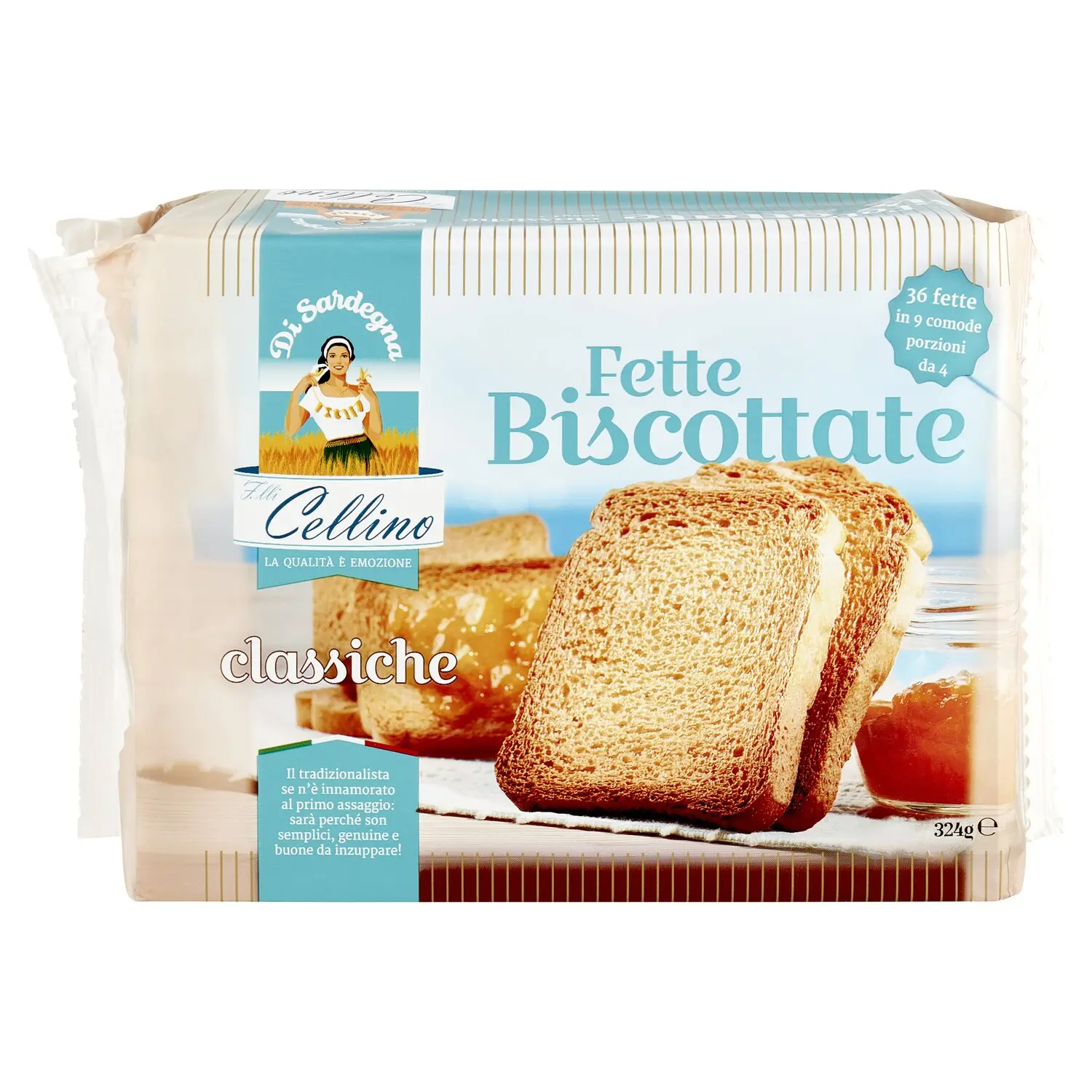 Fette Biscottate Biologiche Con Malto D'orzo E Farina Di Tipo 2 320 G -   