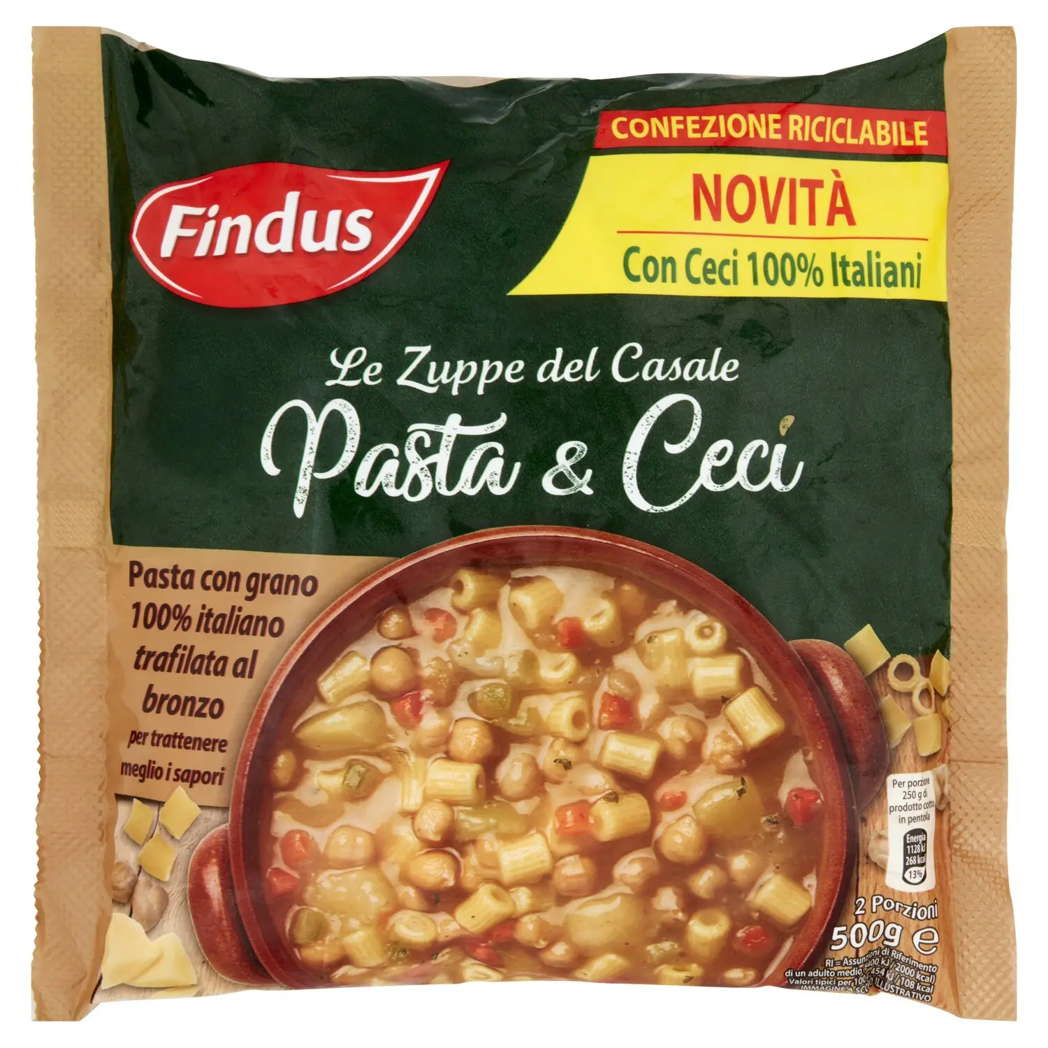 Findus Le Zuppe del Casale Pasta & Ceci 500 g