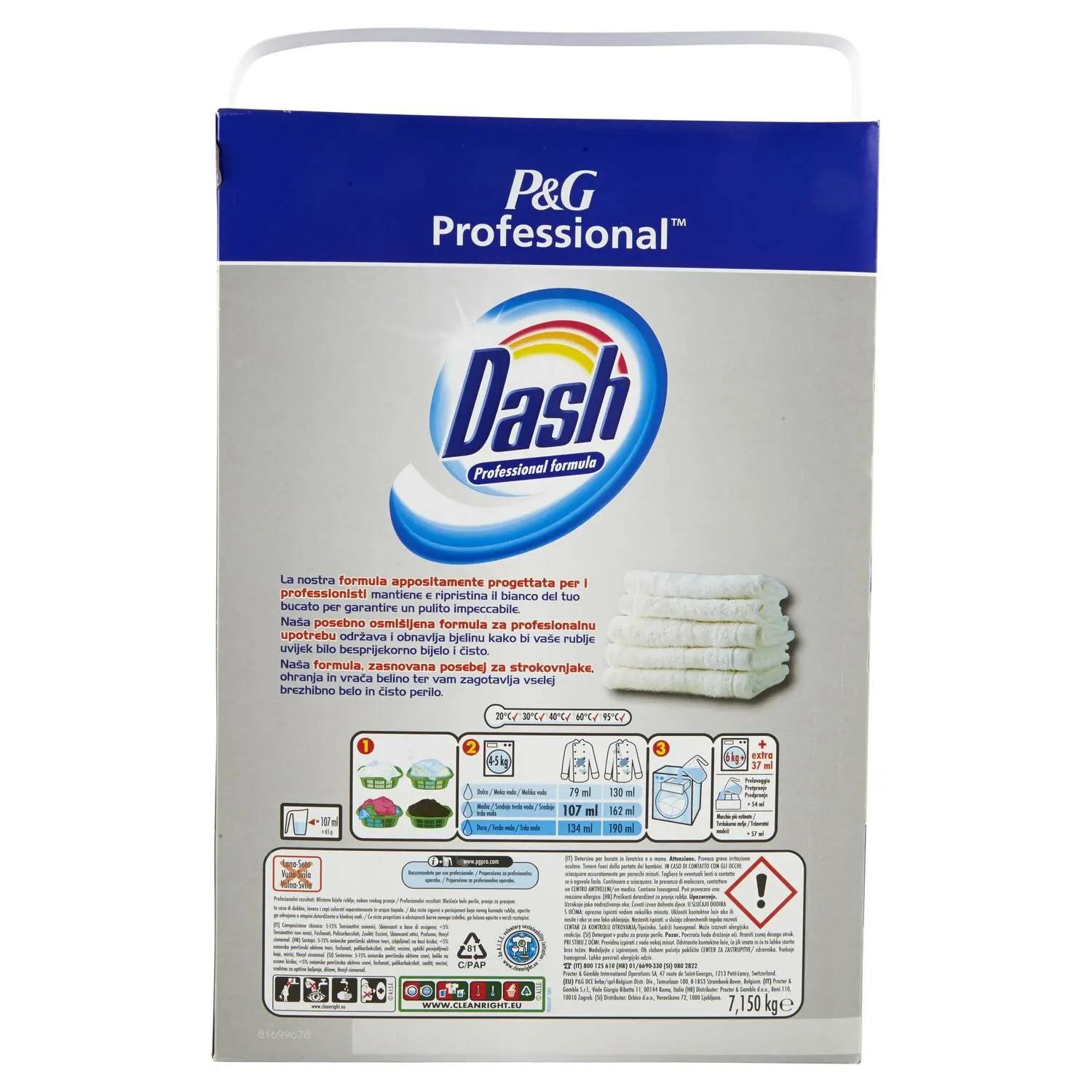 Dash Polvere Professional Clean & Protect 11,25kg