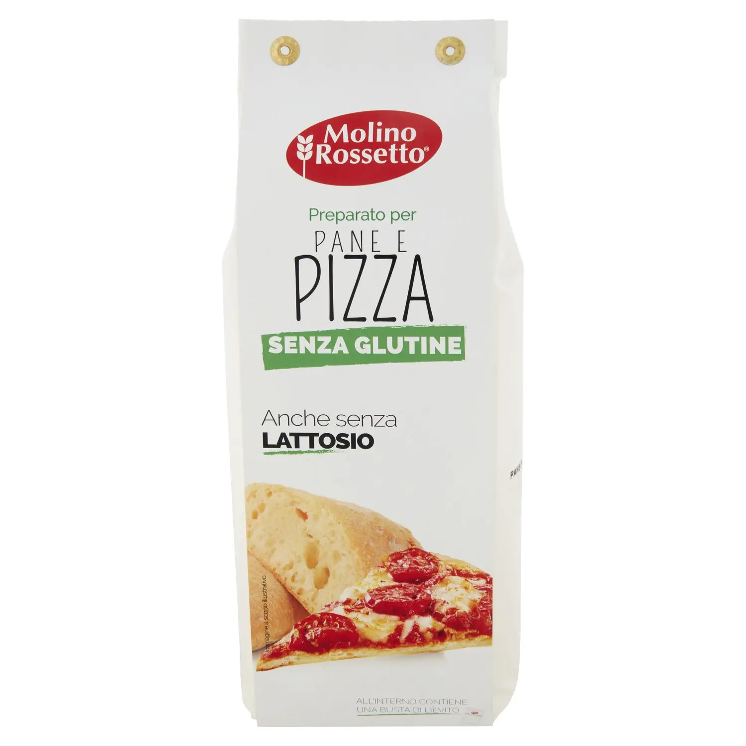 Molino Rossetto Preparato per Pane e Pizza Senza Glutine 500 g