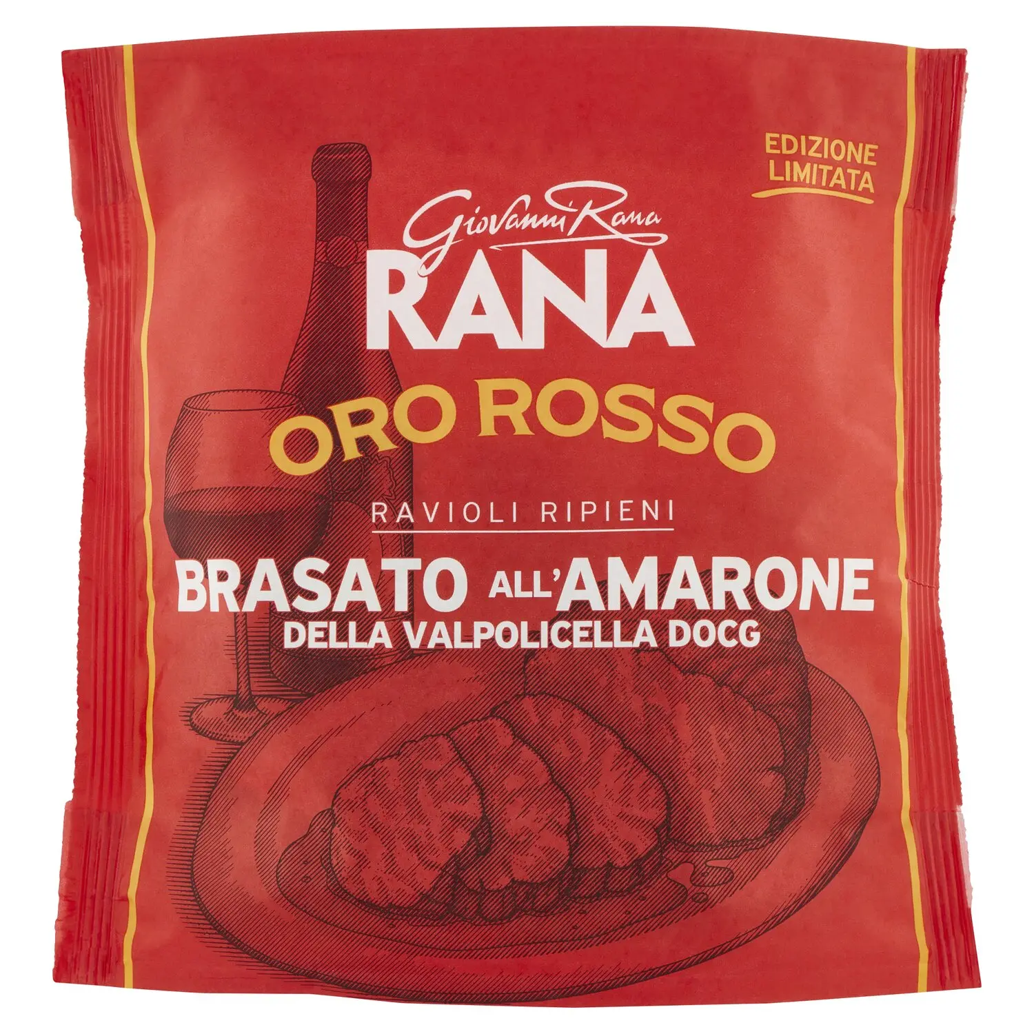Giovanni Rana Oro Rosso Ravioli Ripieni Brasato all'Amarone della  Valpolicella DOCG 250 g