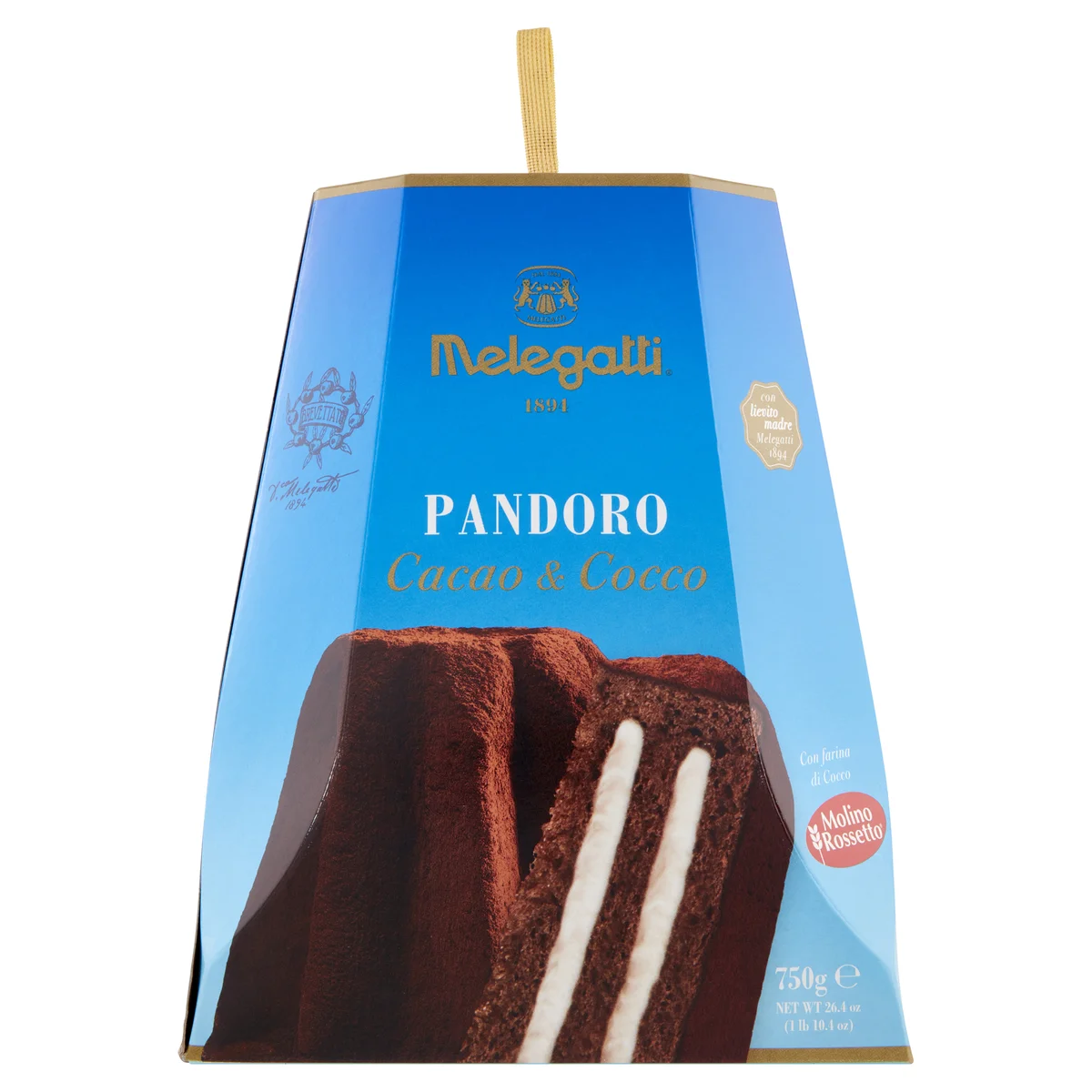 Melegatti 1894 Pandoro Cacao & Cocco 750 g