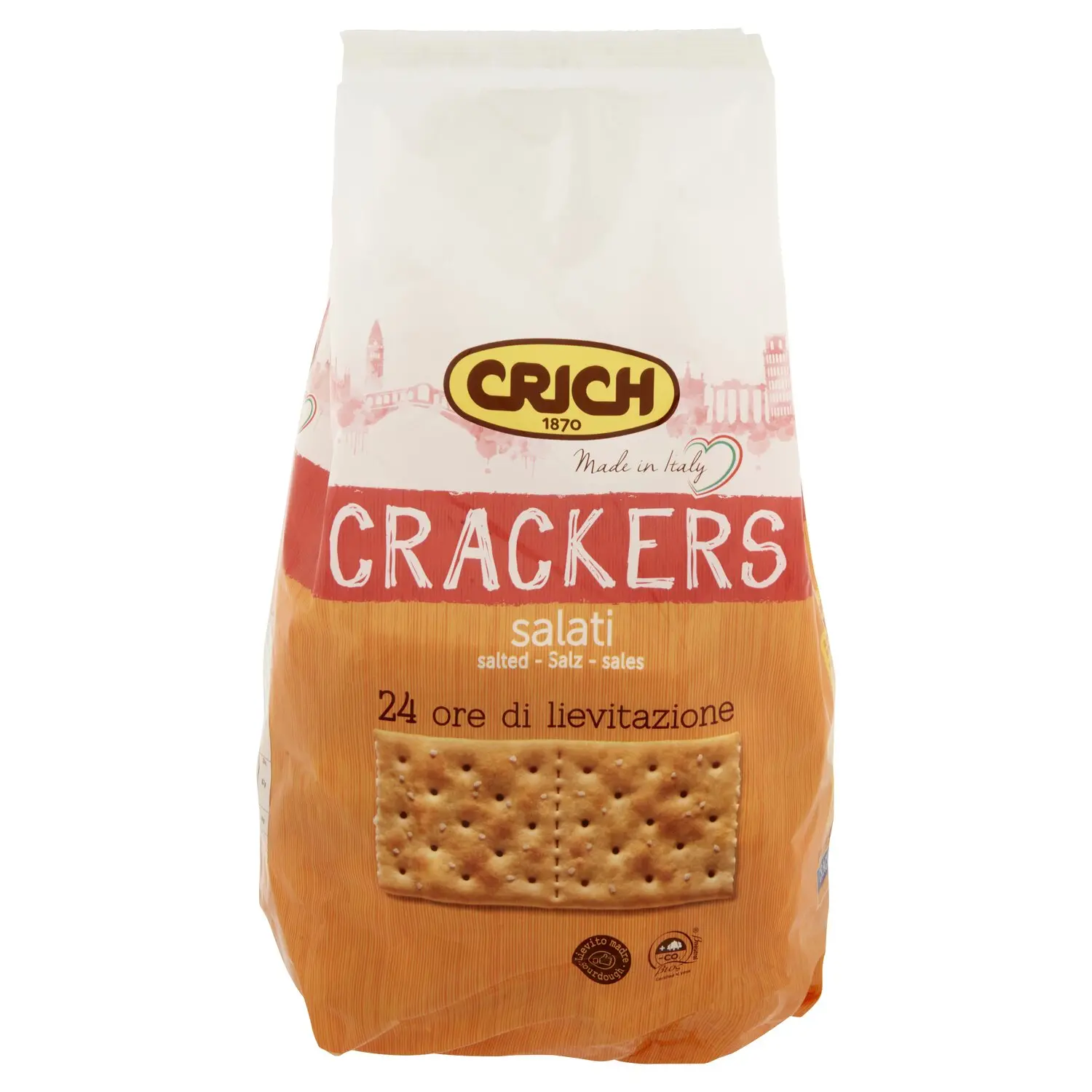 CRACKERS SALATI 750g - Crich Biscotti, Wafers, Crackers, snack e salatini