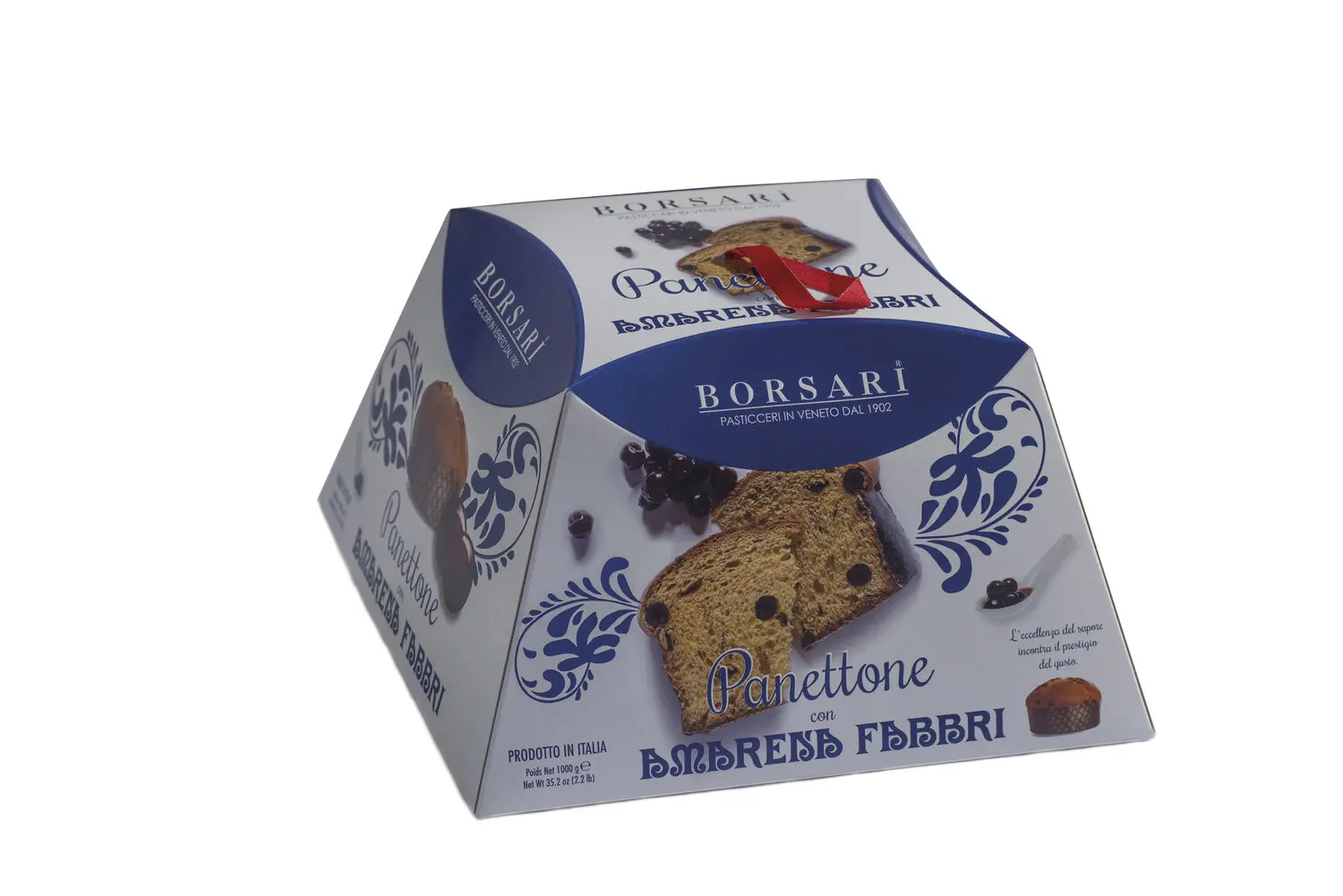 Borsari Panettone con Amarena Fabbri 1 kg CRAI Spesa Online