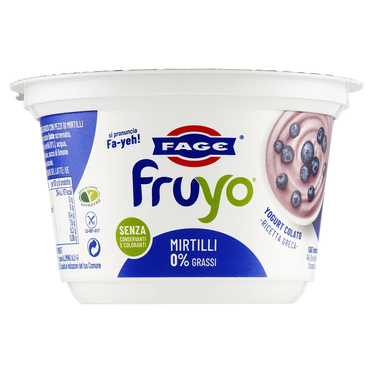 Fage fruyo Mirtilli 0% Grassi 150 g