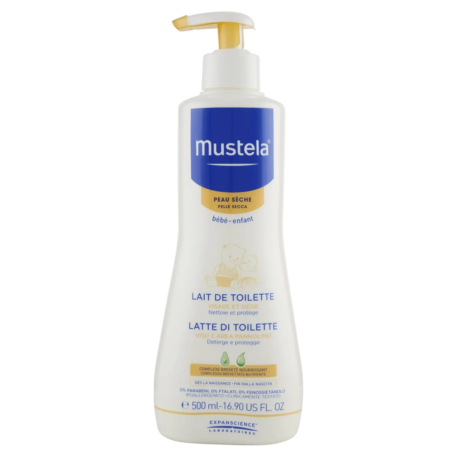 LATTE TOILETTE 500 ML - Mustela