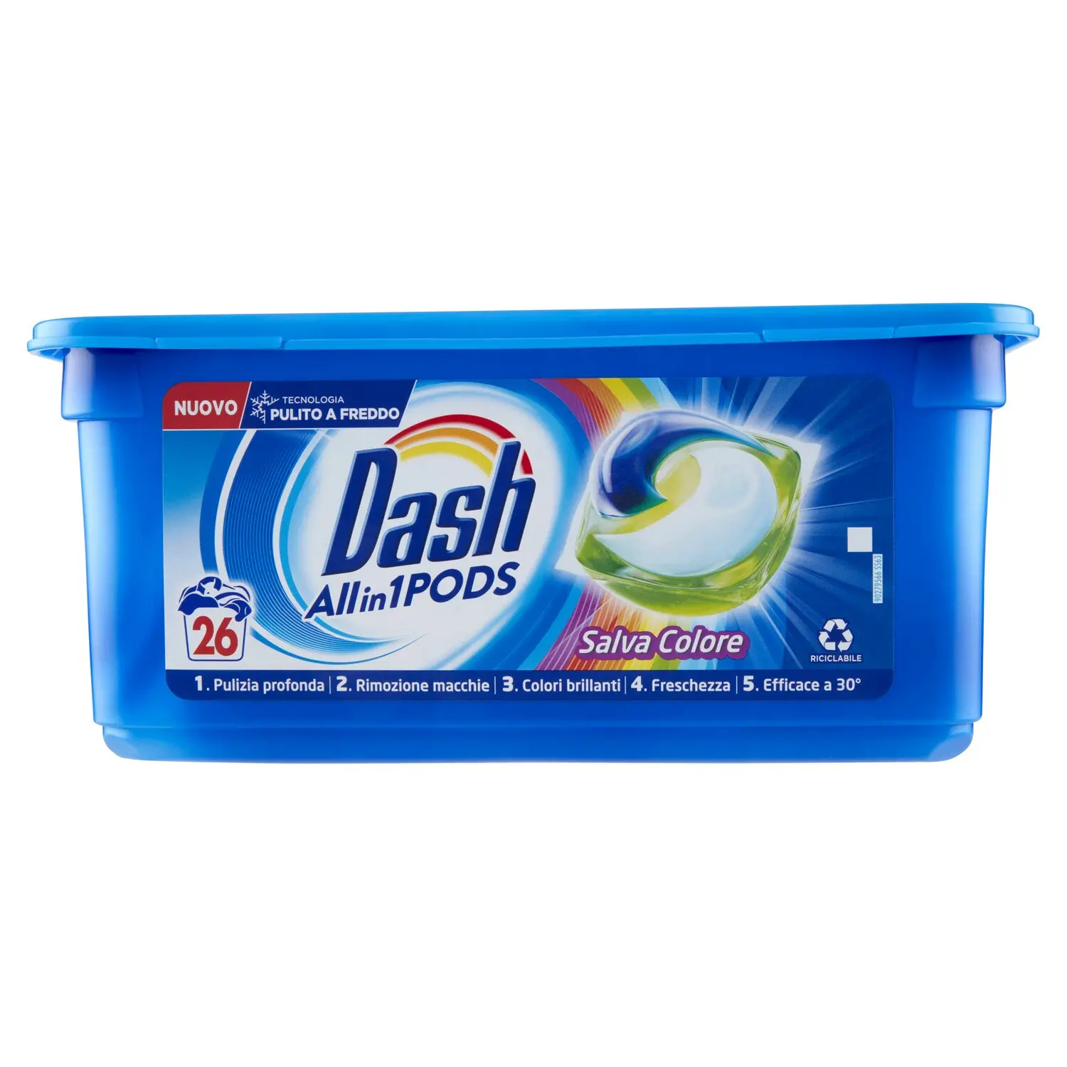 Dash PODS Allin1 Detersivo Lavatrice in Capsule per Bucato Salva