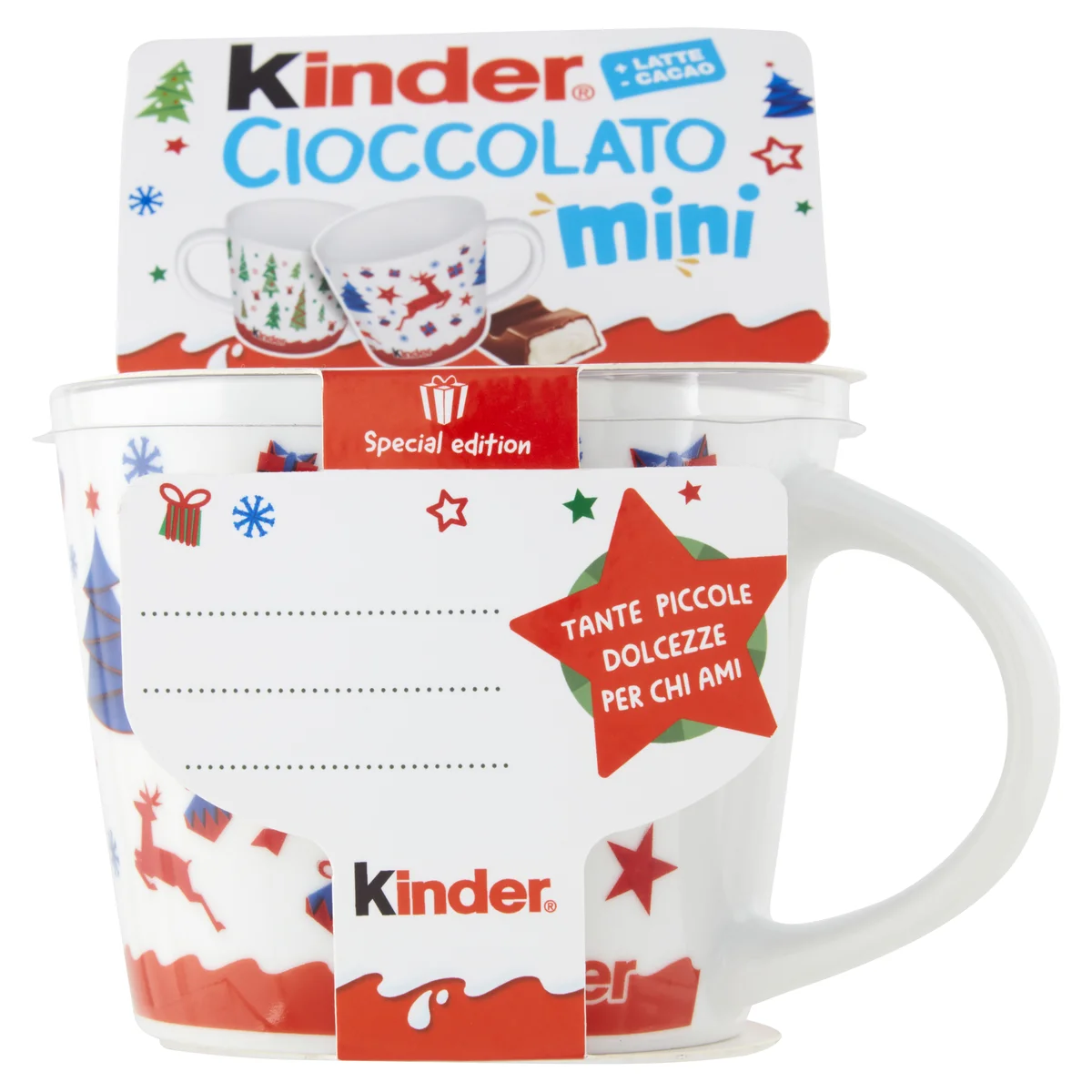 Kinder mini chocolat 102g avec tasse - 102 g