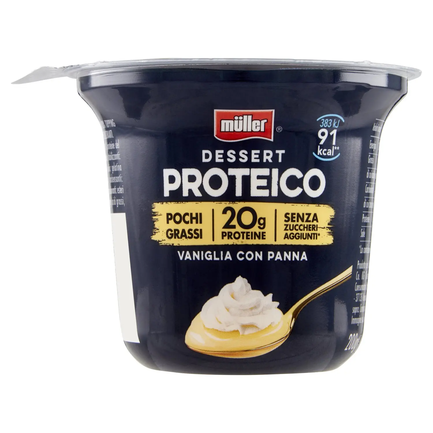 Yogurt proteico vegano gusto vaniglia