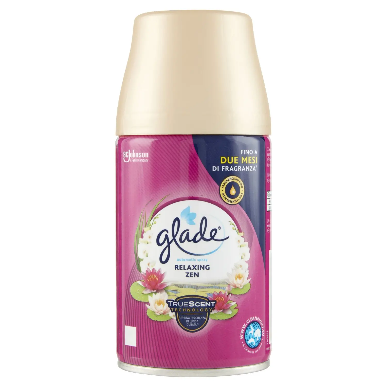 Glade Automatic Spray Ricarica, Profumatore per Ambienti, Fragranza Relaxing  Zen 269ml