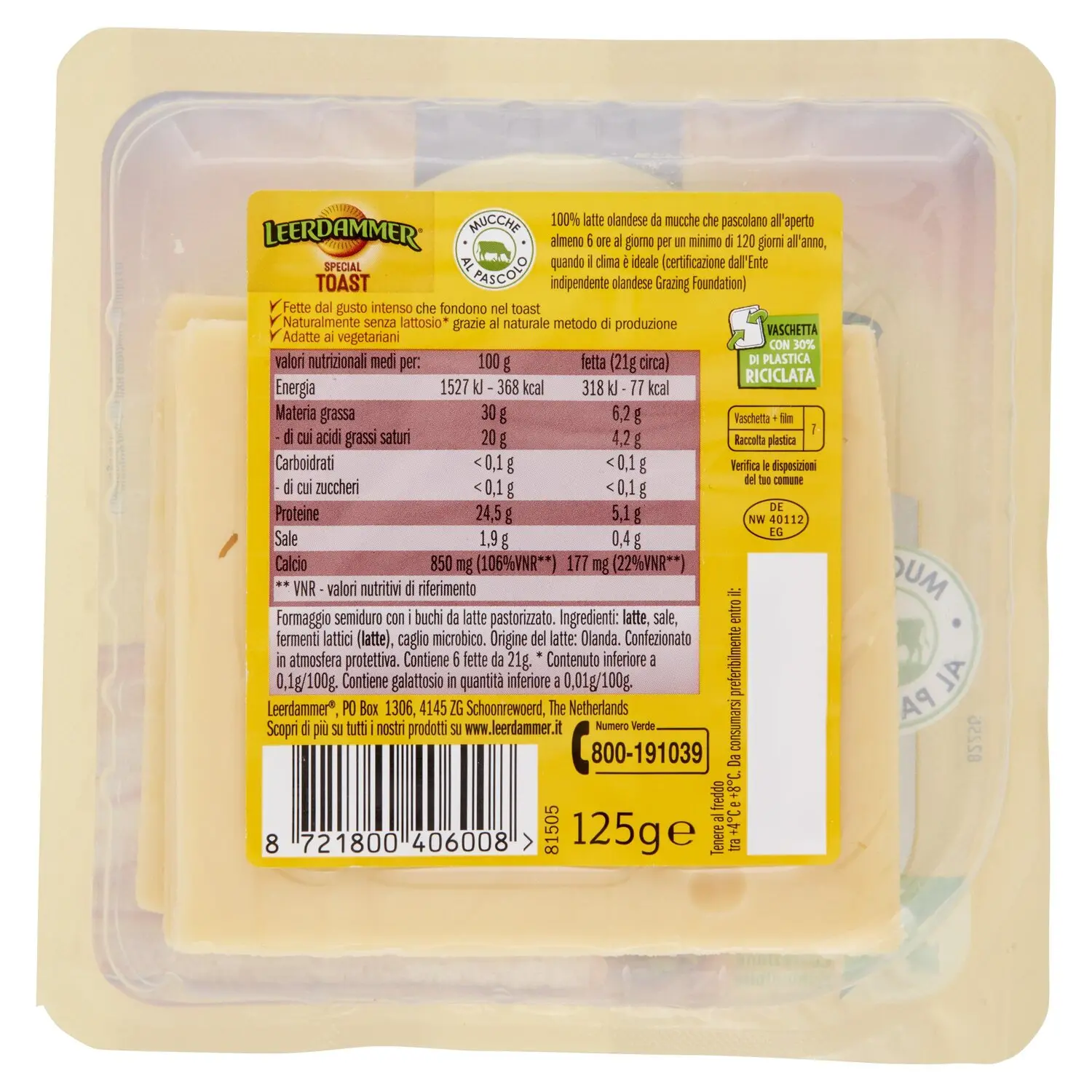 Formaggio a Fette emmental - Pam & Panorama - 150 g