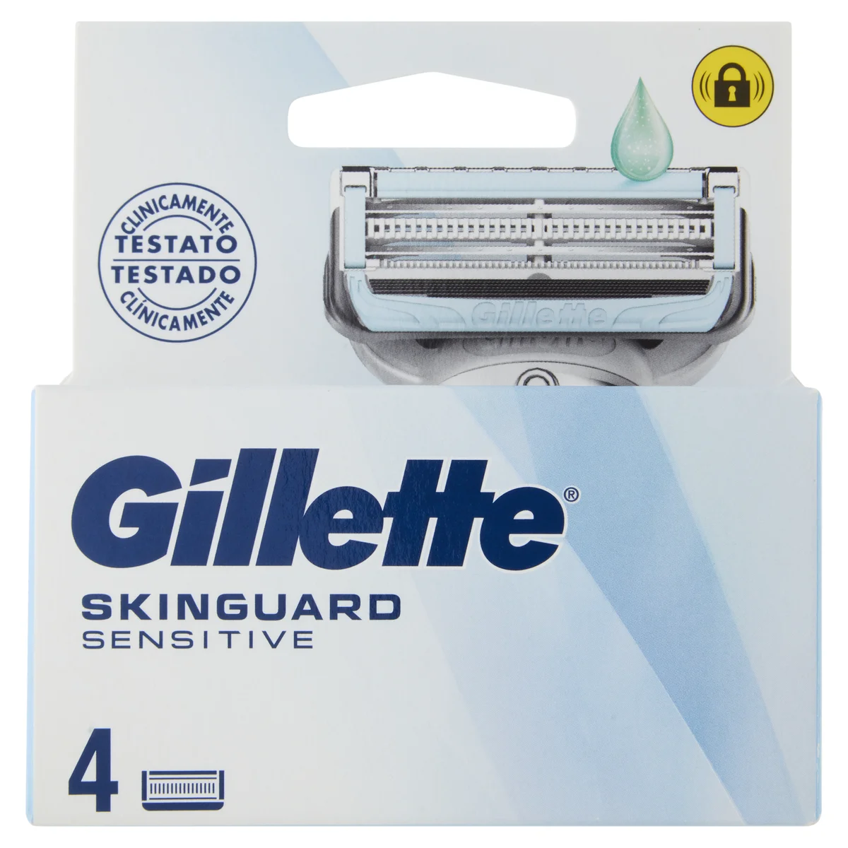 Gillette Lamette Rasoi Uomo SkinGuard Sensitive per Rasoio a 2