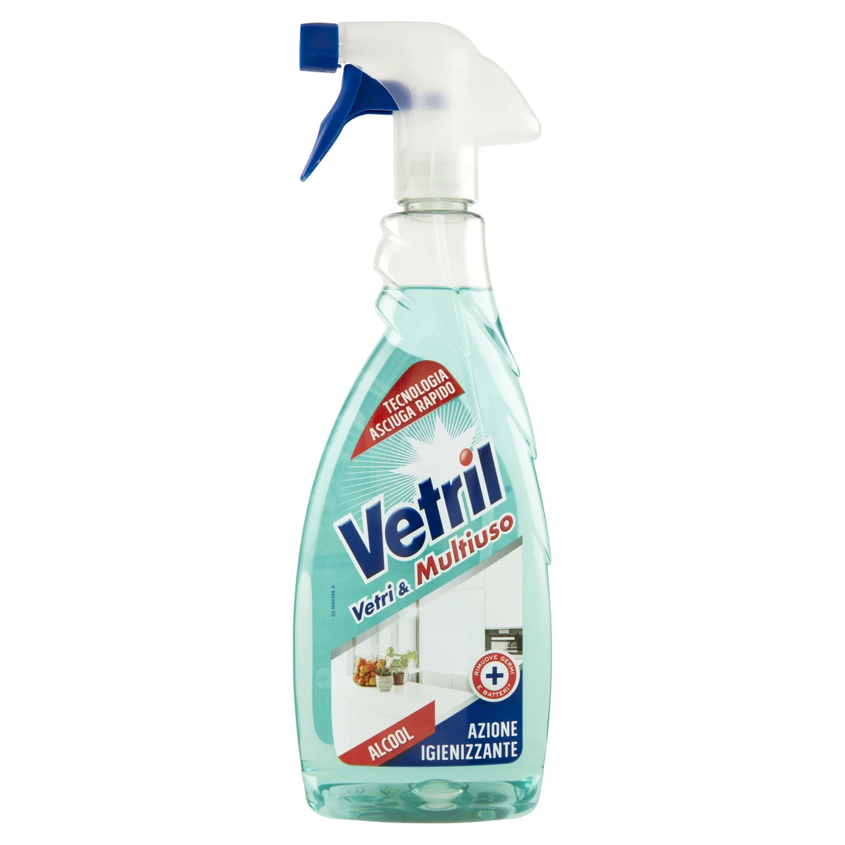 Vetril Vetri e Multiuso Alcool Igienizzante 650 ml