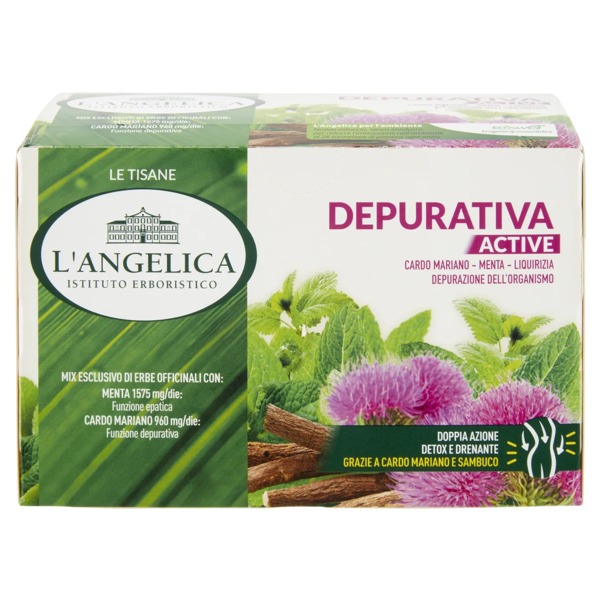 L'Angelica Le Tisane Calma Colon Active 18 Filtri 34,2 g