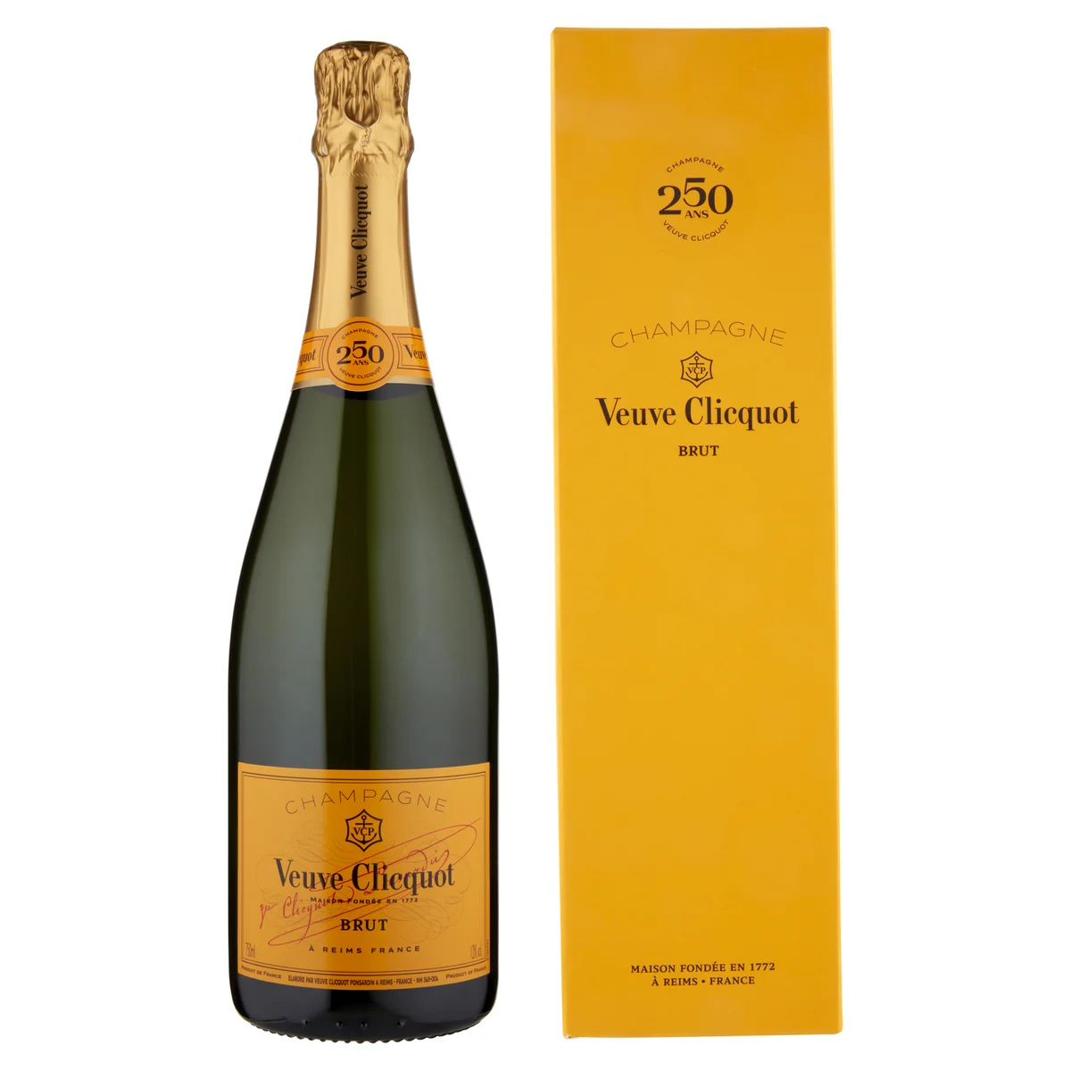 Veuve Clicquot Yellow Label 250 Anniversary Astuccio 75cl