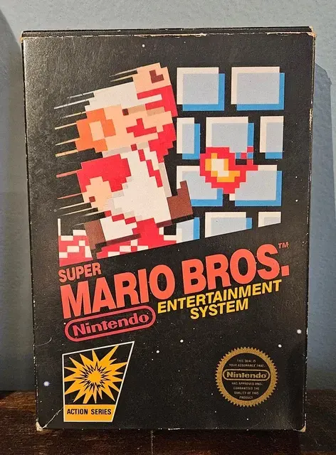 La mia prima copia di super mario bros per nes